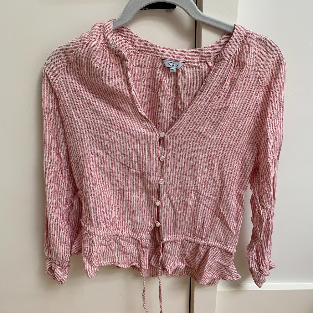 Rails Drawstring Blouse - image 1